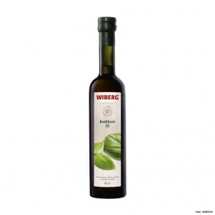 Wiberg Basilikum-Öl, Natives Oliven-Öl Extra 99,9 % mit Basilikum-Extrakt 500ml