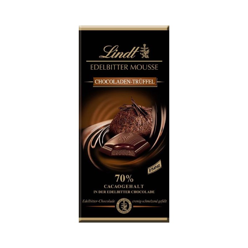 Lindt chocolate extra dark truffle mousse 150gr