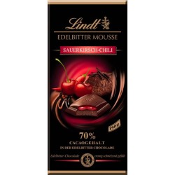 Lindt chocolate extra dark mousse Cherry 150gr