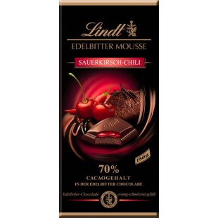 Lindt chocolate extra dark mousse Cherry 150gr