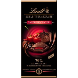 Lindt Schokolade Edelbitter Mousse Kirsche 150gr