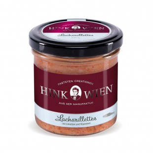 Hink Salmon rillettes with lime and Dijon mustard 130g