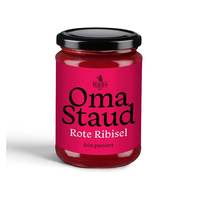 Oma Staud Rote Ribisel Konfitüre fein passiert 450gr