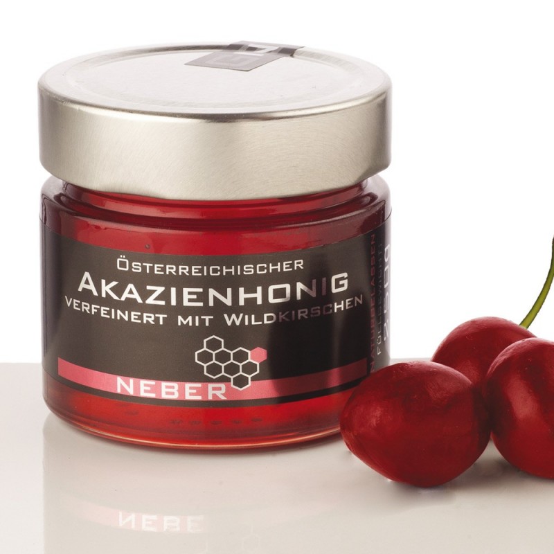 Neber Akazienhonig mit Wildkirschen 250g