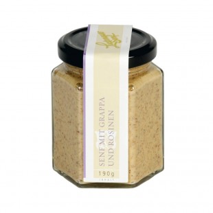 Lustenauer Mustard -  with Grappa and raisins 190g