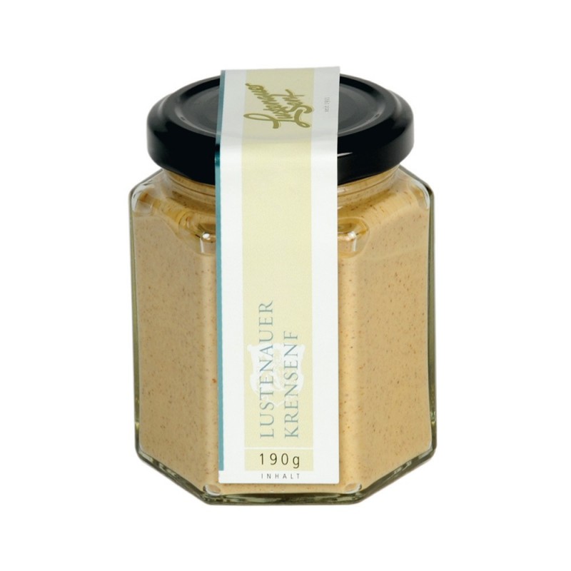Lustenauer mustard horseradish 190g