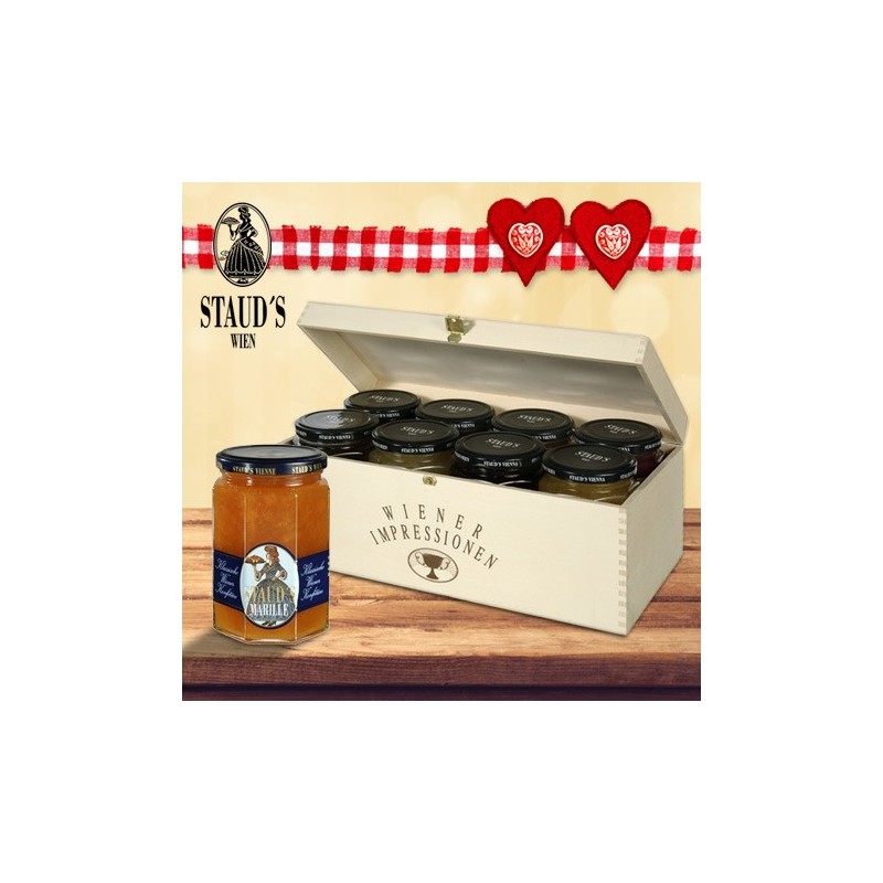 Staud's Klassische Wiener Konfitüre Geschenkset 8 x 330g