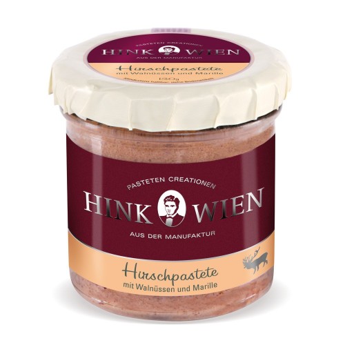 Hink Pasteten -  Hirschpastete mit Walnüssen und Marille 130g